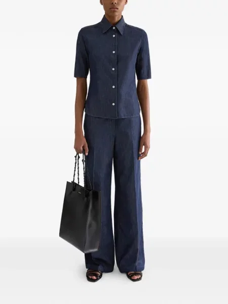Scurt cămașă Jil Sander albastru