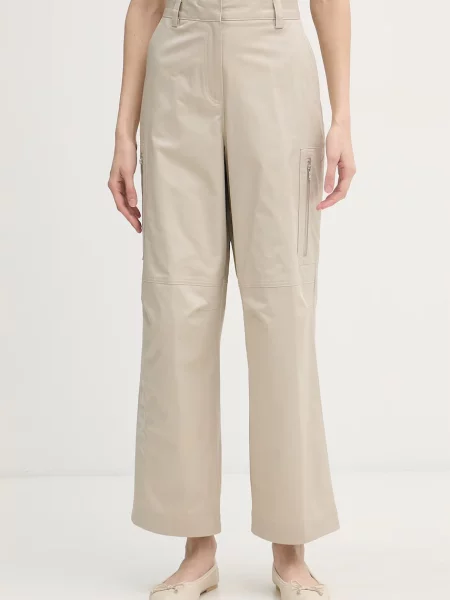 DKNY pantaloni pentru femei bej