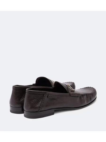 Pantofi loafer Tom Ford din piele maro