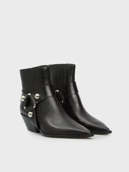 Кожаные сапоги Prpy черные