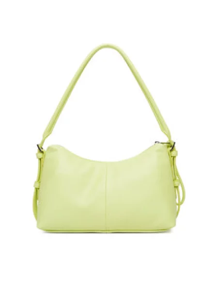 Ročna torba Tommy Jeans Metal Logo Shoulder Bag zelena