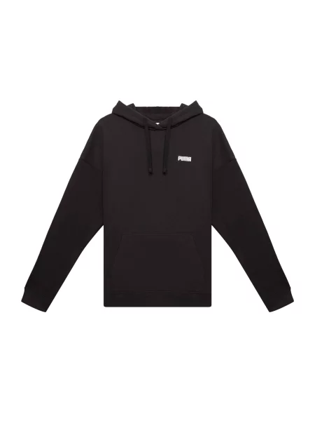 Худи Puma с лого черное