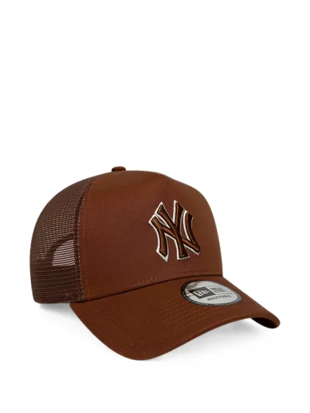 Șapcă New Era Cap cu broderie maro
