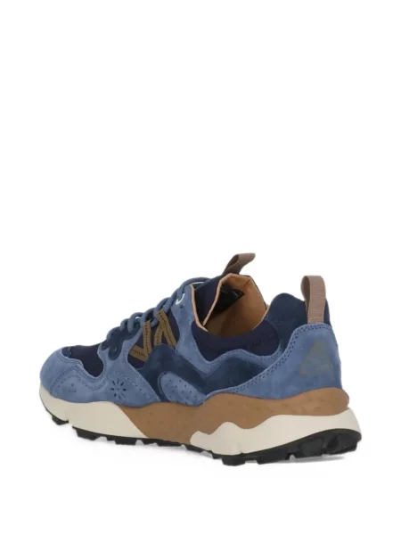 Sneakerși Flower Mountain cu model floral albastru