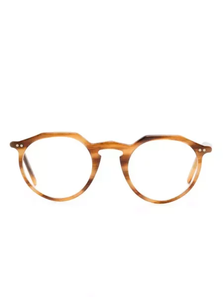Ochelari de soare Lunor cu imprimeu geometric maro