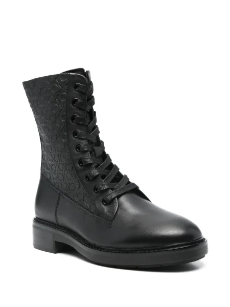 Botine Calvin Klein din piele negru