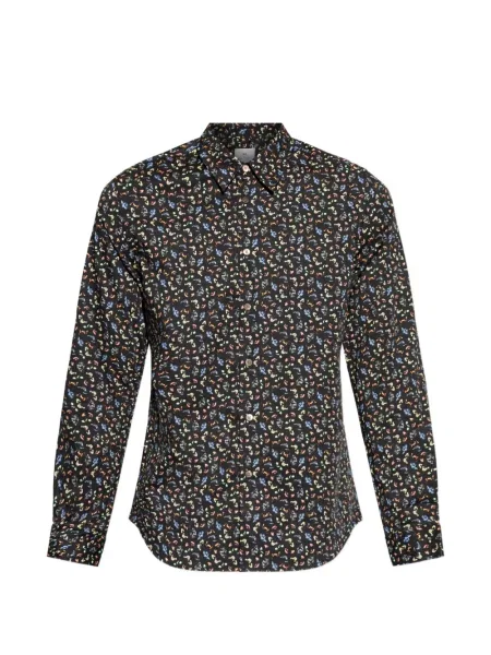Cămașă Ps Paul Smith cu model floral cu imagine negru