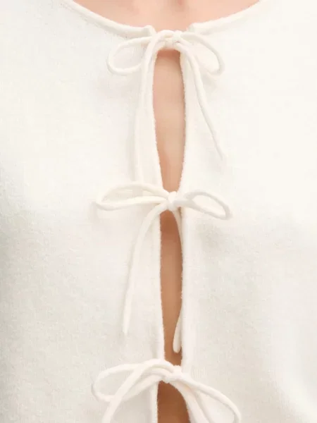 Кардиган з вовною OUI бежевий