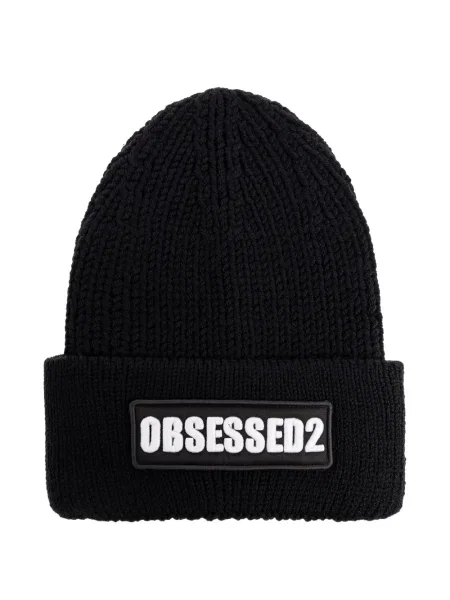 Căciulă Dsquared2 tricotate negru