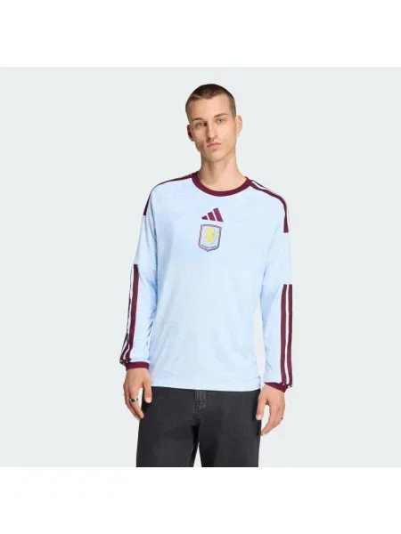 Koszulka z trzeciego zestawu Aston Villa z długim rękawem niebieska