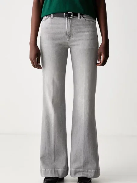 7 FOR ALL MANKIND blugi flared pentru femei gri