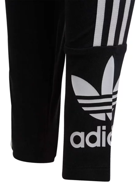 Pantaloni Adidas din fleece cu dungi albastru