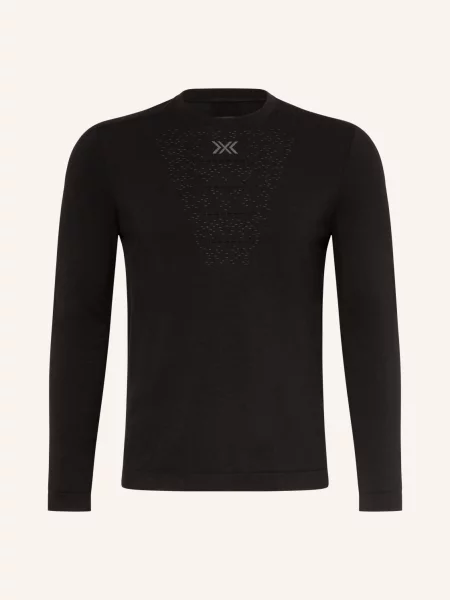 X-Bionic Funkční Tričko Mightywool S Merino Vlnou černá