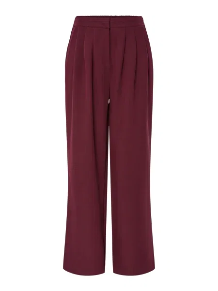 YAS Pantaloni cutați YASDAKOTA rubiniu