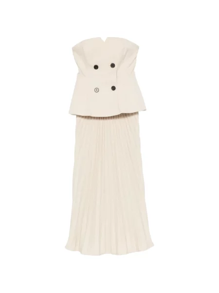Rochie midi Self-portrait cu două rânduri de nasturi