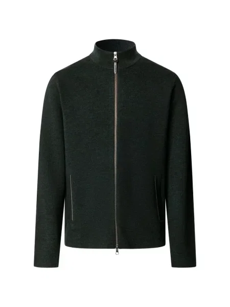 Cardigan Hackett London de lână verde