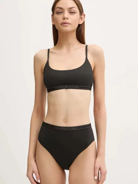 Tommy Hilfiger Plavková podprsenka čierna