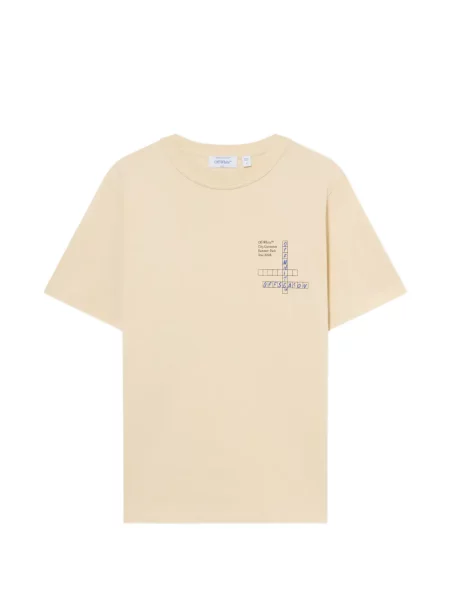 Tricou Off-white cu imagine alb