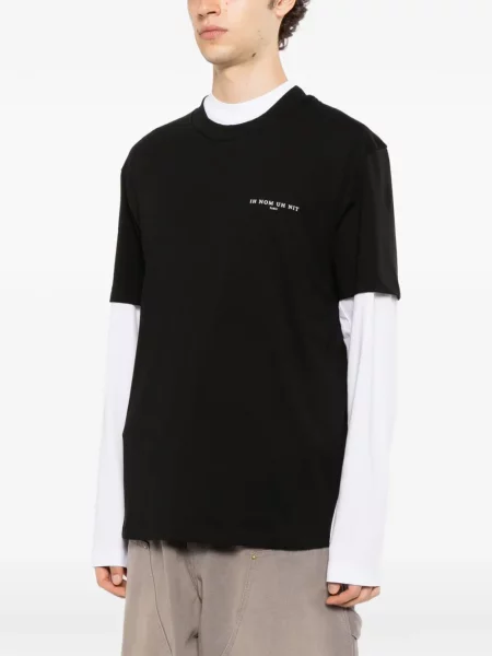Tricou Ih Nom Uh Nit cu perle negru