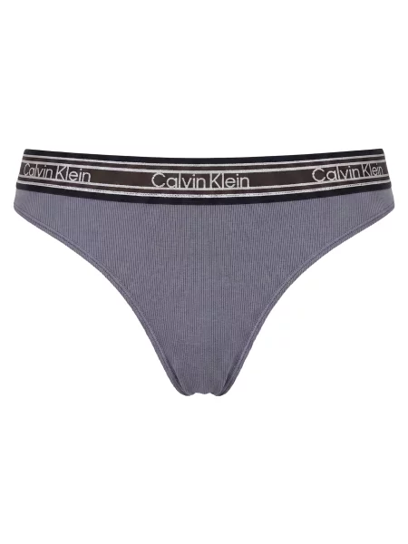 Calvin Klein Underwear Tanga safir / negru alb