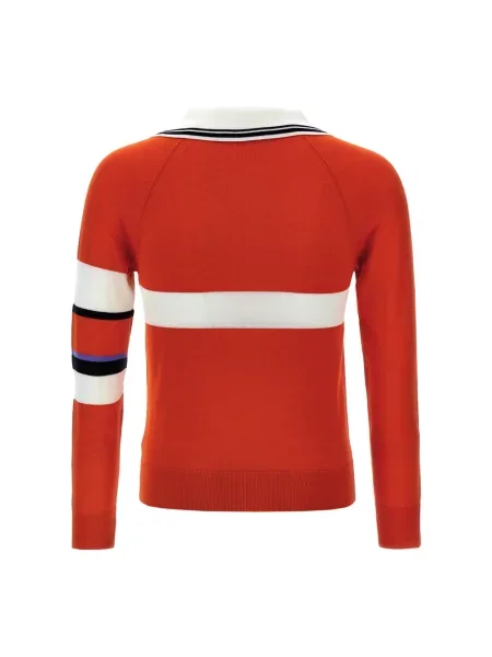 Sweter Wales Bonner wełniany czerwony