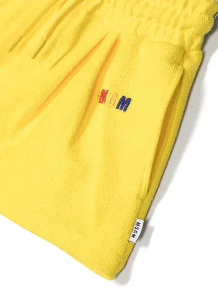 Szorty dziecięce Msgm żółte