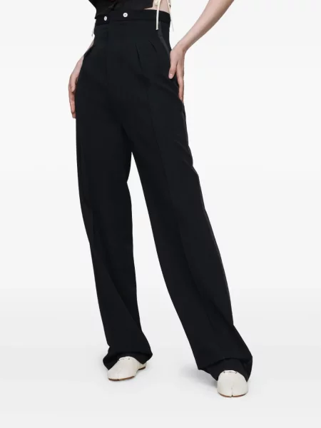 Pantaloni Maison Margiela cu dungi negru