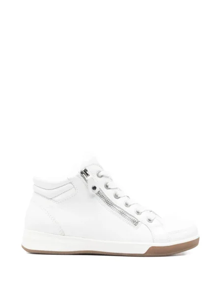 Sneakerși Ara din piele alb