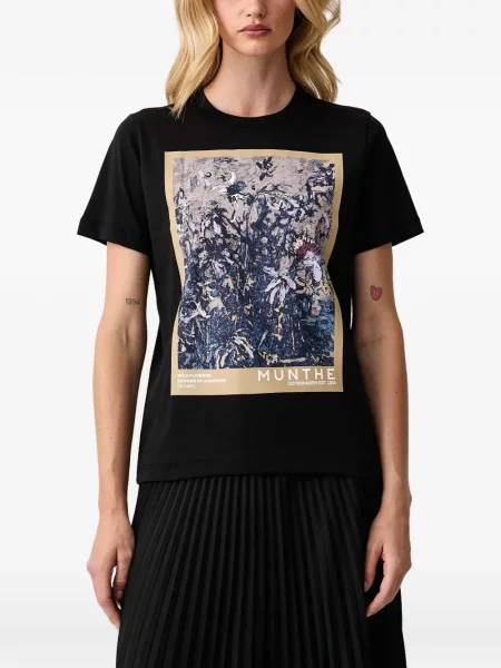 Tricou Munthe cu imagine negru