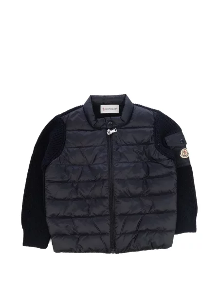 Kurtka dziecięca Moncler Enfant niebieska