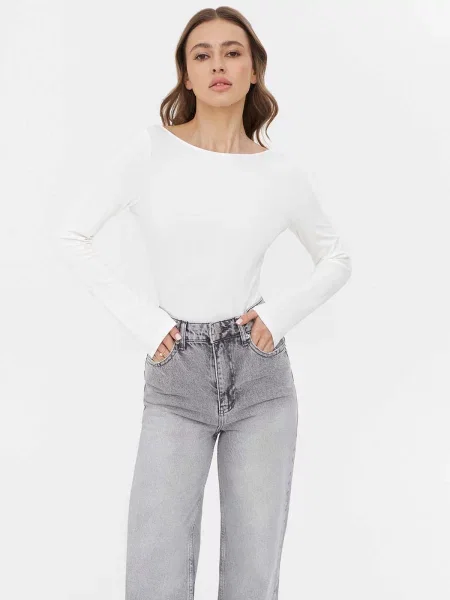 Боді FASHIONISTA молочний віскоза/нейлон