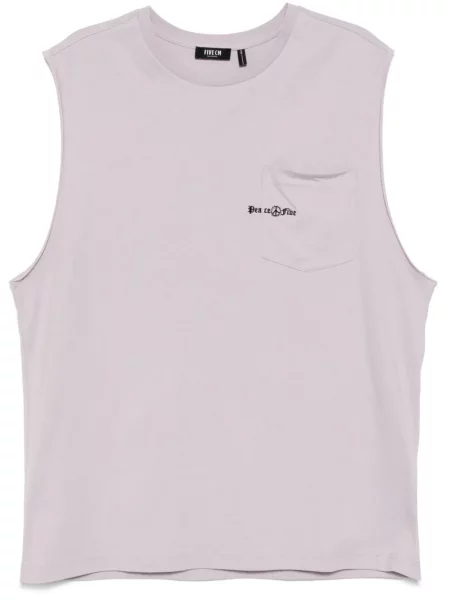 Vestă Five Cm cu broderie violet