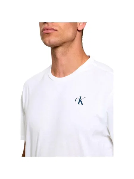 Tricou Calvin Klein Jeans alb