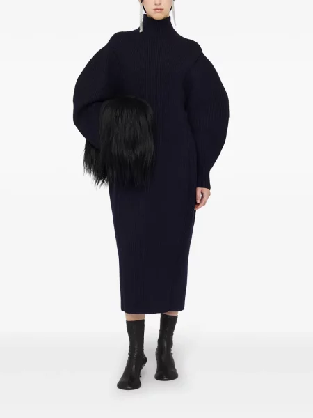 Чанта тип портмоне Jil Sander черно
