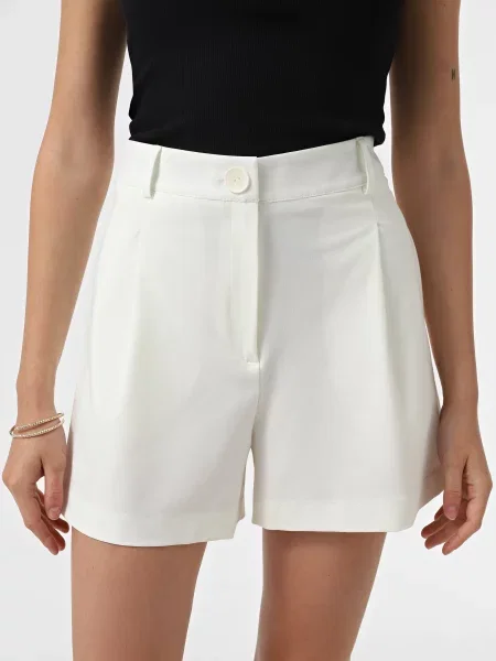 Braska Штани повсякденні Молочний Віскоза/поліестер