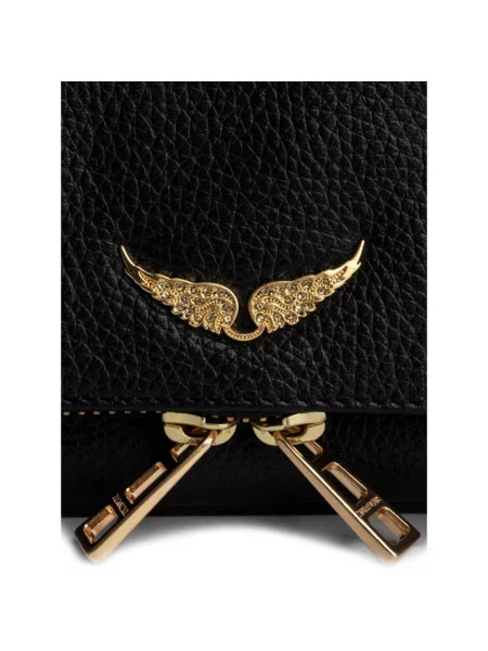 Torebka crossbody Zadig & Voltaire skórzana czarna
