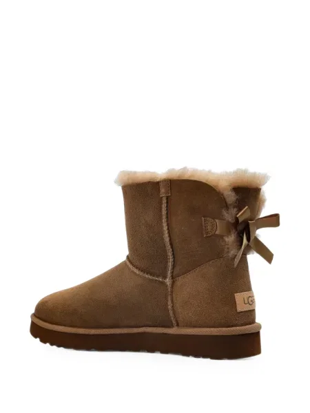 Botine Ugg cu funde maro