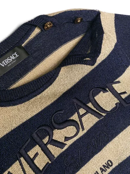 Sweter dziecięcy Versace niebieski