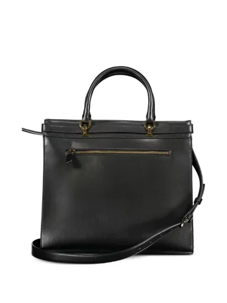 Shopper torbica Guess sa kopčom s autogramom crna