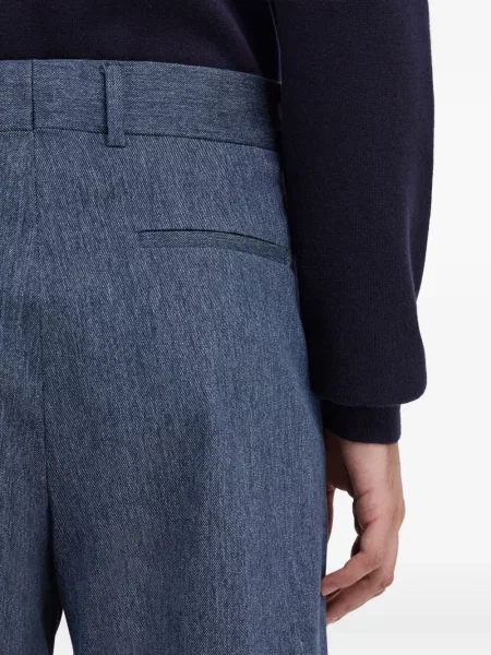 Pantaloni Ferragamo albastru