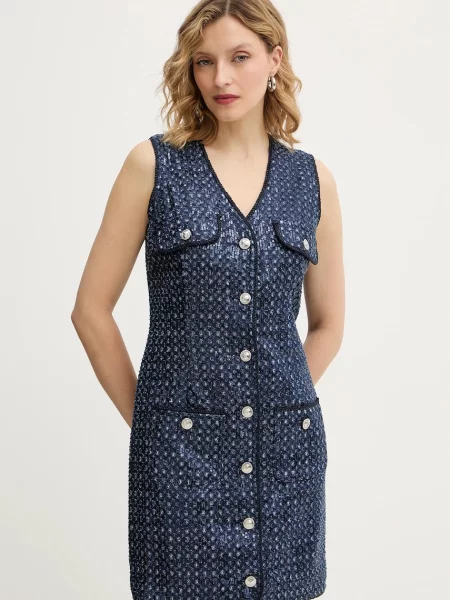 Φόρεμα Guess GABRIELA ναυτικό μπλε