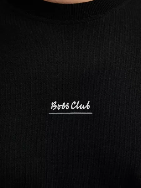 Футболка BOSS Orange Te_BossClub помаранчева
