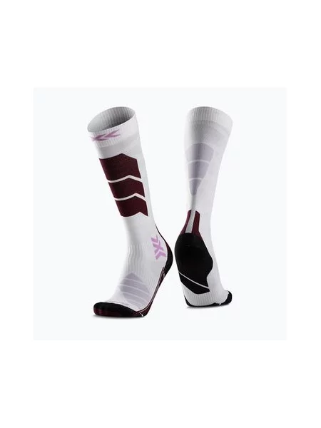 Гірськолижні шкарпетки X-Socks Ski Expert Otc x білий/лаванда білі