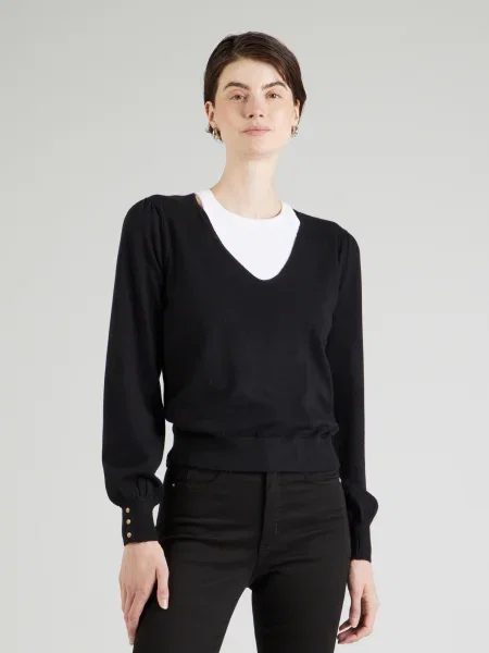 VERO MODA Pulover VMHOLLYKARIS' negru