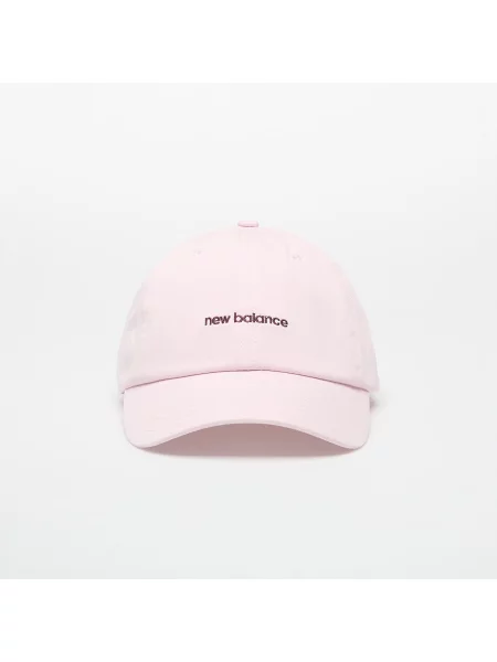 Kšiltovka New Balance 6 Panel Linear Logo rosesugar růžová