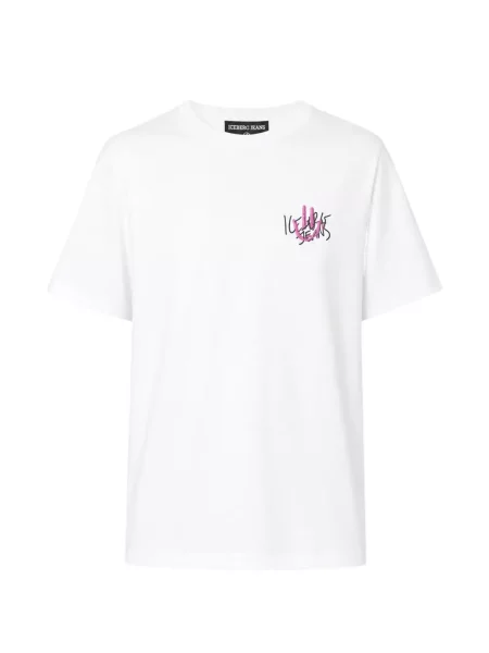 Tricou Iceberg cu imagine alb