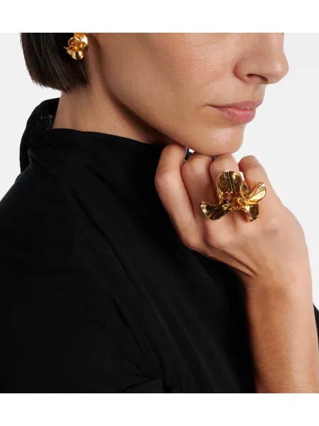 Inel Bottega Veneta auriu