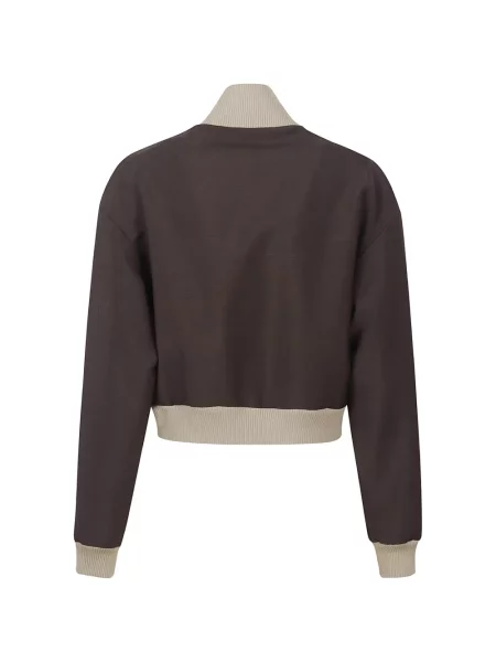 Geacă Miu Miu de mohair maro