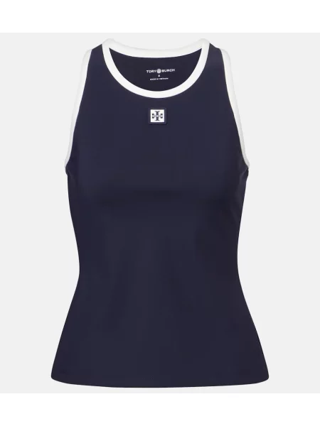 Top Tory Burch din jerseu albastru