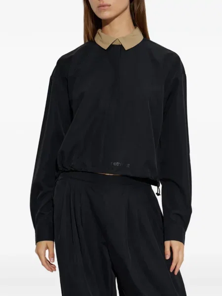 Gulerat tricou Rethinkit Studios cu cordon negru
